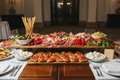 Italian antipasto and appetizer catering spread
